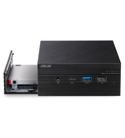 ASUS 華碩超緊湊型迷你電腦配備 AMD® 處理器、Windows 10 專業版、高達 8GB 的內存、Wi-Fi、USB 3.1 Gen1 Type-C 連接和易於升級的雙存儲設計 - PN30