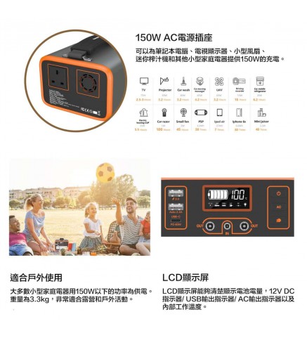 Energizer 勁量 72000mAh 移動電源/特大容量移動電源電箱-PPS240W2 PowerStation