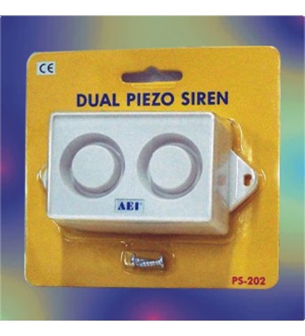 APO/AEI 12VDC 雙壓電陶瓷電子警號  - PS-202