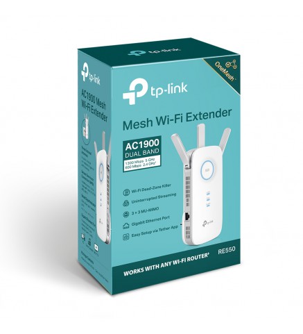 TP-Link AC1900 Wi-Fi 範圍擴展器 - RE550