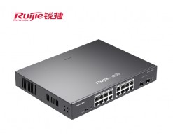 銳捷(睿易) 18口千兆智能POE交換機/交換器 - RG-ES218GC-P