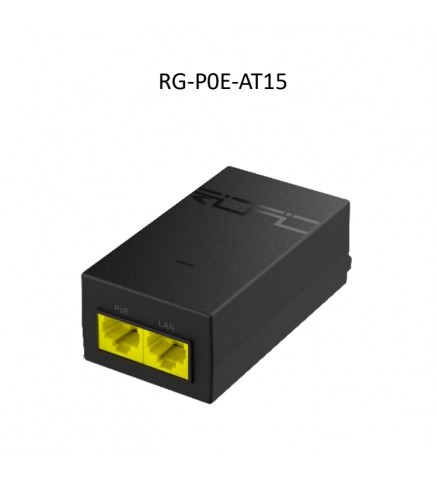 Ruijie銳捷Reyee 1 端口 PoE 適配器（1000Base-T，52V，15.6W）- RG-POE-AF15