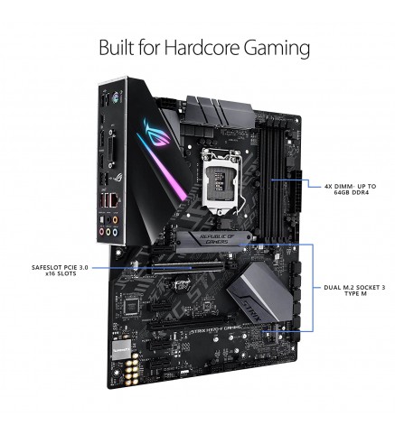 ASUS 華碩Intel H370 ATX 電競主機板 - ROG STRIX H370-F GAMING