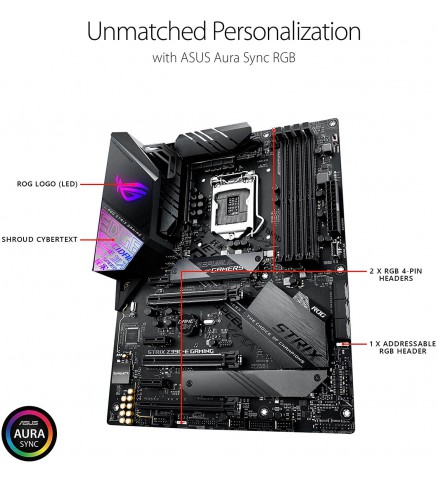 ASUS 華碩Intel Z390 LGA 1151 ATX 電競主機板 - ROG STRIX Z390-E GAMING