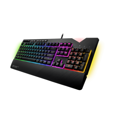 ASUS 華碩 RGB 機械式電競鍵盤-銀軸英文-ROG Strix Flare (銀英)