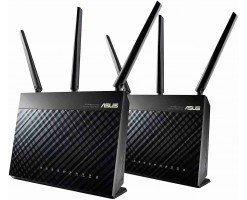 ASUS-華碩AC1900 雙頻全屋網狀 WiFi 系統路由器-RT-AC68U 2PK