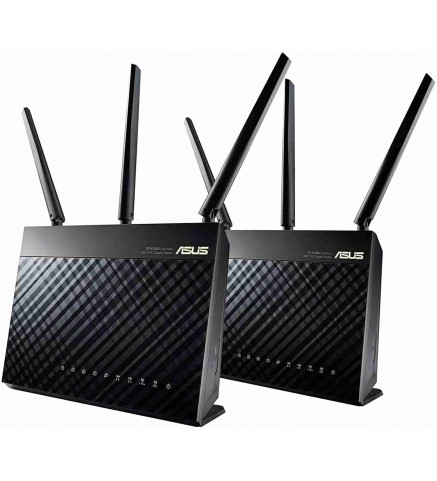 ASUS-華碩AC1900 雙頻全屋網狀 WiFi 系統路由器-RT-AC68U 2PK