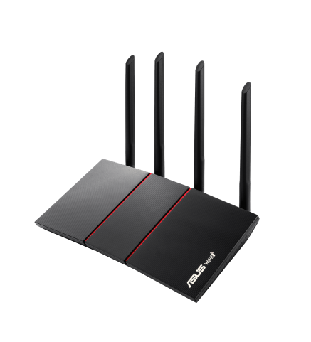 ASUS-華碩AX1800雙頻WiFi 6（802.11ax）路由器-RT-AX55 (B/W)-黑色
