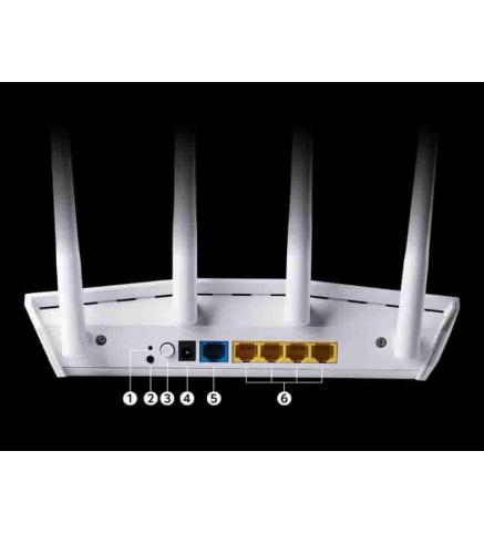 ASUS-華碩AX1800雙頻WiFi 6（802.11ax）路由器-RT-AX55 (B/W)-白色