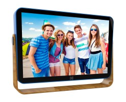 KODAK 10 Inch HD Touch Screen Digital Electronic Photo Frame - With WiFi Function (Blue) - RWF-108H Blue - 6972072900318