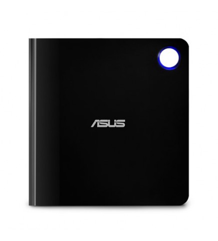 ASUS 華碩SBW-06D5H-U-超薄便攜式USB 3.1 Gen 1藍光刻錄機，具有M-DISC支持，可終生備份數據，與Windows和Mac OS的USB Type-C和Type-A兼容 - SBW-06D5H-U