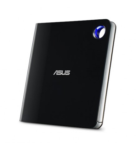 ASUS 華碩SBW-06D5H-U-超薄便攜式USB 3.1 Gen 1藍光刻錄機，具有M-DISC支持，可終生備份數據，與Windows和Mac OS的USB Type-C和Type-A兼容 - SBW-06D5H-U