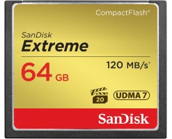 SanDisk閃迪 Extreme CompactFlash 記憶卡 64GB - SDCFXSB-064G-G46