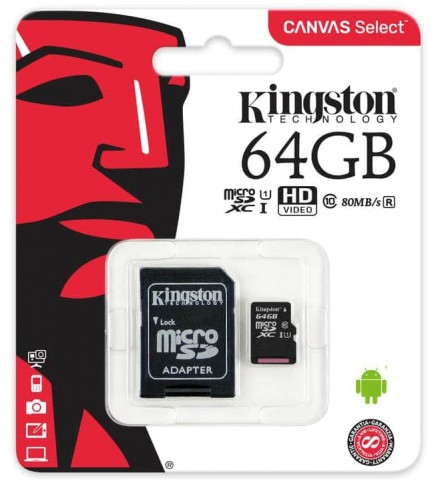 KingSton 金士頓的Canvas Select™microSD卡-SDCS/64GB