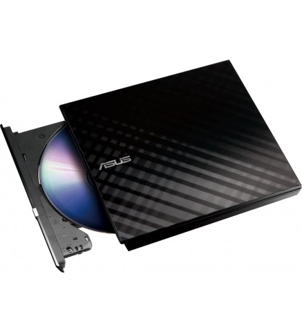 華碩ASUS SDRW-08D2S-U LITE - 便攜式 8X DVD 燒錄機，支援 M-DISC，可實現終身資料備份，相容於 Windows 和 Mac OS - SDRW-08D2S-U LITE/BLK/G/AS/P2G