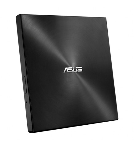 華碩ASUS ZenDrive U8M 超薄外部 DVD 光碟機和燒錄機、USB C® 介面、相容 Windows 和 Mac 作業系統、M-DISC 支援、黑色 - SDRW-08U8M-U/BLK/G/AS/P2G