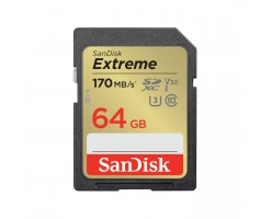 SanDisk閃迪 Extreme SD UHS-I 記憶卡 64GB - SDSDXV2-064G-GNCIN