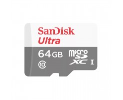 SanDisk閃迪  Ultra microSDHC™/microSDXC™ UHS-I 卡/記憶卡 64GB - SDSQUNR-64G-GN3MN