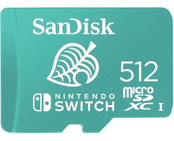 SanDisk閃迪  512GB 適用於 Nintendo Switch 100MB/s(R) 90MB/s(W)記憶卡B - SDSQXAO-512G-GNCZN