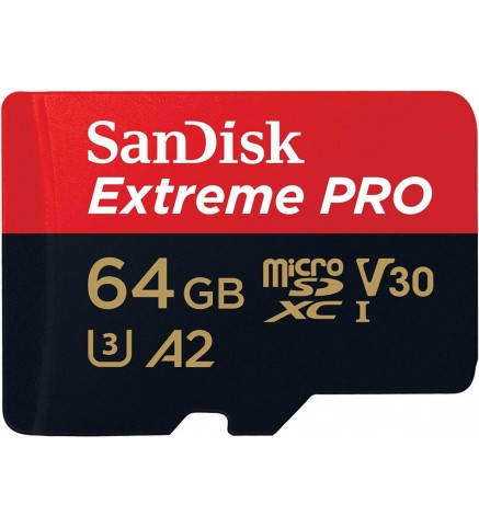 SanDisk閃迪  Extreme PRO microSDXC™ UHS-I 記憶卡 64GB - SDSQXCU-064G-GN6MA
