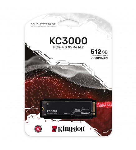 Kingston 金士頓 KC3000 PCIe 4.0 NVMe M.2 固態硬碟 512GB - SKC3000S/512G