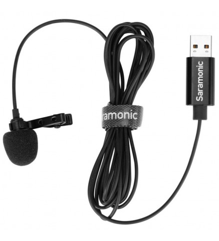 Saramonic - 適用於 PC MAC 的升級版 USB 領夾式麥克風 - SR-ULM10