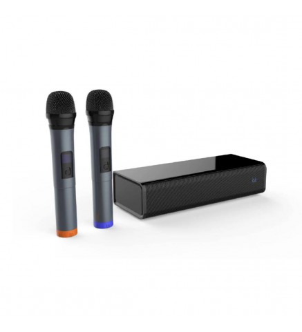 Pure Acoustics SingBar 便攜式卡啦OK 藍牙喇叭 (配備遙控器及雙卡拉OK麥克風) - SingBar