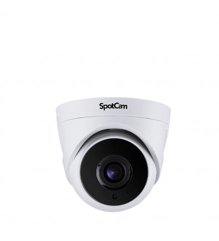 SpotCam TC1-P 室內用半球形雲端攝影機 (PoE款)/攝像機-SpotCam TC1-P 商用 2K 室內球型POE攝影機