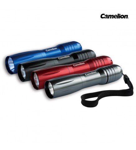 Camelion - 手電筒 1Watt 金屬手電筒 咭裝 ( 銀色 ) - T5013