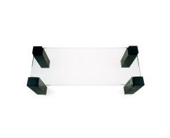 MEC - Multi-purpose double glass bracket (black) - TB561B