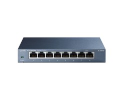 TP-Link 8端口 專業級Gigabit 交換器 /10/100/1000Mbps 桌面交換機- TL-SG108