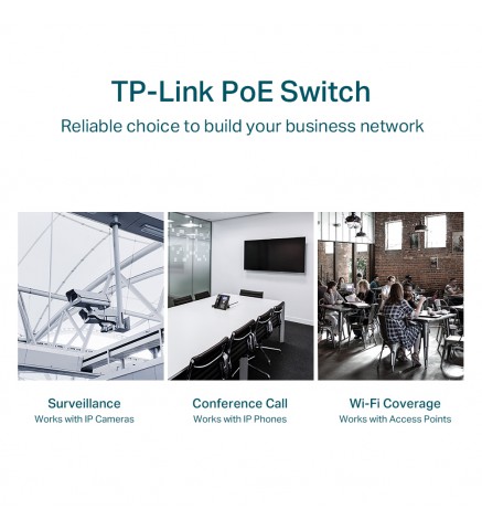 TP-Link 帶 24 端口 PoE+ 的 28 端口千兆簡易智能 PoE 交換機 - TL-SG1428PE