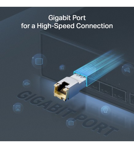 TP-Link 1000BASE-T RJ45 SFP 模組 - TL-SM331T