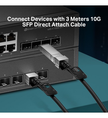 TP-Link 3 米 10G SFP+ 直連電纜 - TL-SM5220-3M