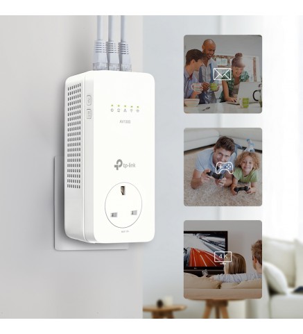 TP-Link AV1300 千兆直通電力線交流 Wi-Fi 擴展器 - TL-WPA8631P