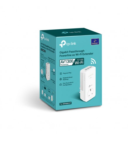 TP-Link AV1300 千兆直通電力線交流 Wi-Fi 擴展器 - TL-WPA8631P