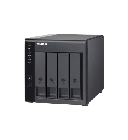 QNAP威聯通 4-bay USB 3.2 Gen 1 RAID 磁碟陣列外接盒 - TR-004