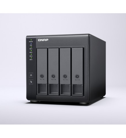 QNAP威聯通 4-bay USB 3.2 Gen 1 RAID 磁碟陣列外接盒 - TR-004