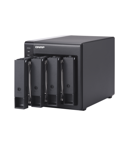 QNAP威聯通 4-bay USB 3.2 Gen 1 RAID 磁碟陣列外接盒 - TR-004