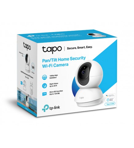 TP-Link 旋轉式家庭安全防護 Wi-Fi 攝影機 - Tapo C200