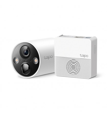 TP-Link 1440P AI防水無線電池攝影機 (1鏡頭+1 Hub) - Tapo C420S1