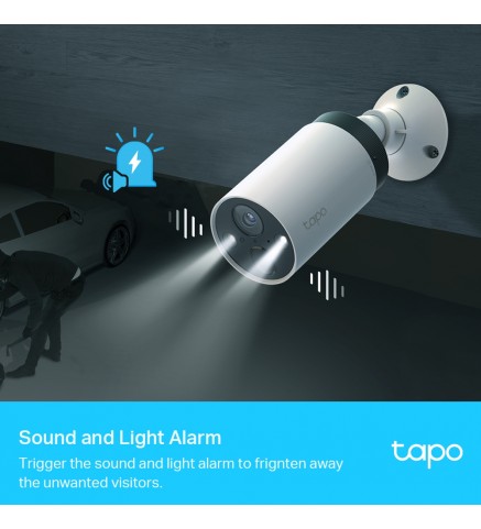 TP-Link 1440P AI防水無線電池攝影機 (1鏡頭+1 Hub) - Tapo C420S1