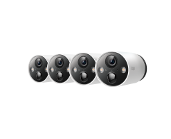 TP-Link 1440P AI防水無線電池攝影機 (4鏡頭+1 Hub) - Tapo C420S4