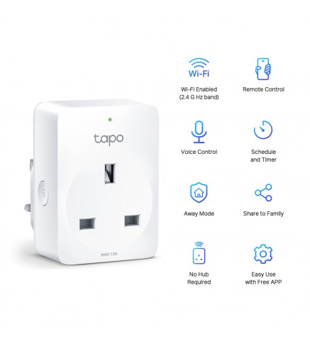 TP-Link 迷你智能 Wi-Fi 插座 - Tapo P100(1-pack)