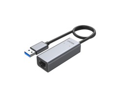 UNITEK優越者 - USB3.0 Type-A 轉 2.5G 以太網適配器，深空灰色 - U1313B