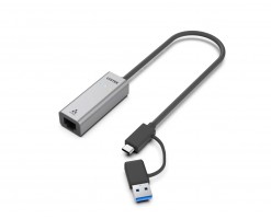 UNITEK優越者 - 混合 USB-C/USB-A 轉 2.5G 千兆位元乙太網路轉接器 - U1313C