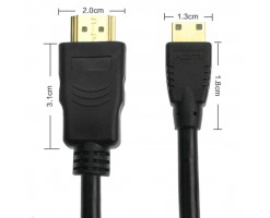 Better DiGi - STANDARD HDMI TO MINI HDMI CABLE 1.5M(4.5FT) - U5MH
