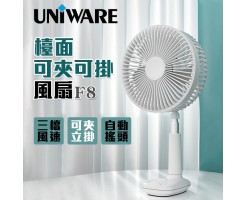 UNIWARE clip-on wall-mounted fan - UNIWARE F8