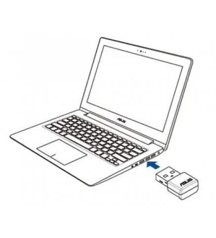 ASUS 華碩 AX1800 雙頻 WiFi 6 USB 轉接器/無線網路卡 - USB-AX55nano