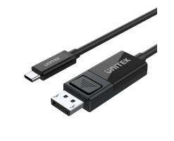 UNITEK優越者 - 1.8米，USB-C轉DP和DP轉USB-C雙向適配器電纜（8K 60Hz 和 4K 120Hz），黑色 - V1146A